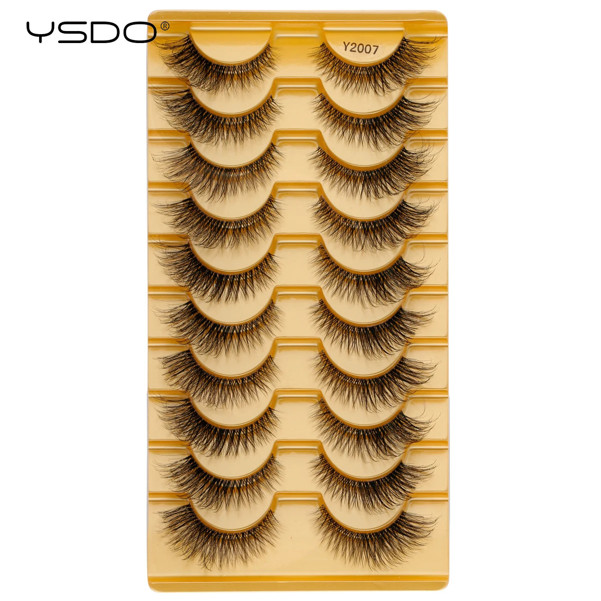 Natural Mink Eyelashes 3/6/10 Pairs Wispy Faux 3D Mink Lashes
