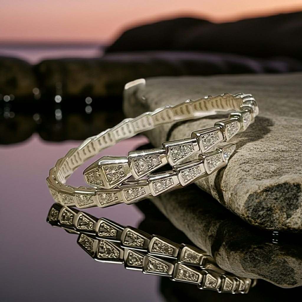 S925 Snake Bone Bracelet