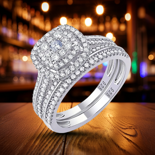 925 Sterling Silver Engagement Ring