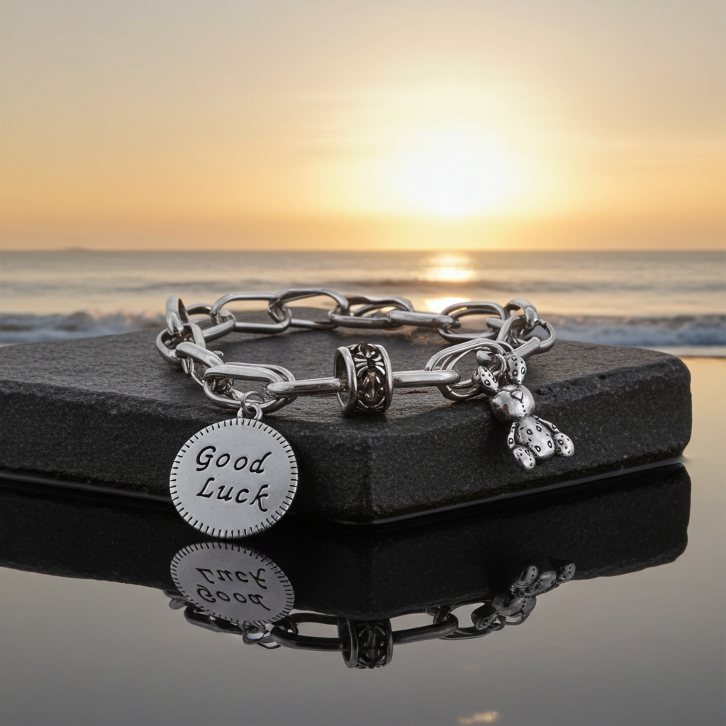 925 Sterling Silver Bracelets with Rabbit Charm
