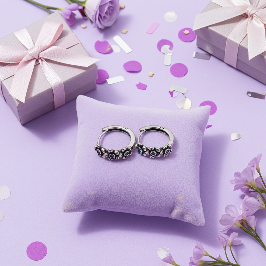 925 Sterling Silver Trendy Earrings