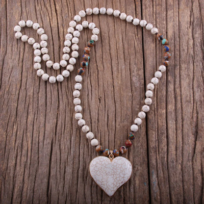 Blue Stone Bohemian Necklace