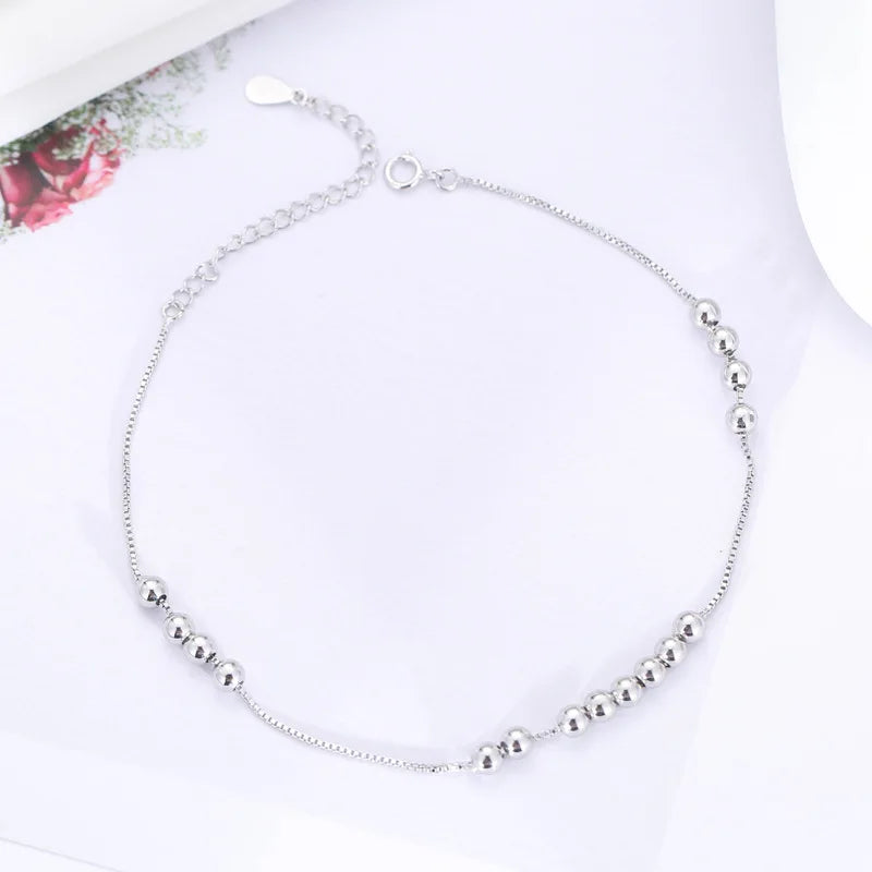 S925 Beads Anklets