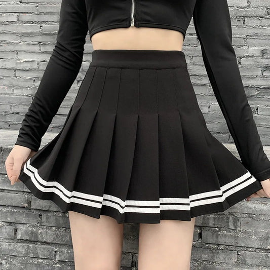 Vintage Korean Style High Waist Mini Skirt