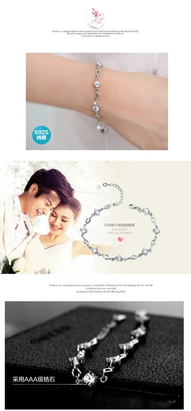 Korean Version of Light Luxury Fashion Sterling Silver