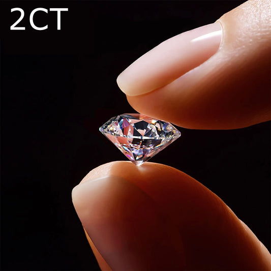 2 Ct, D Colour, VVS1 Round Cut