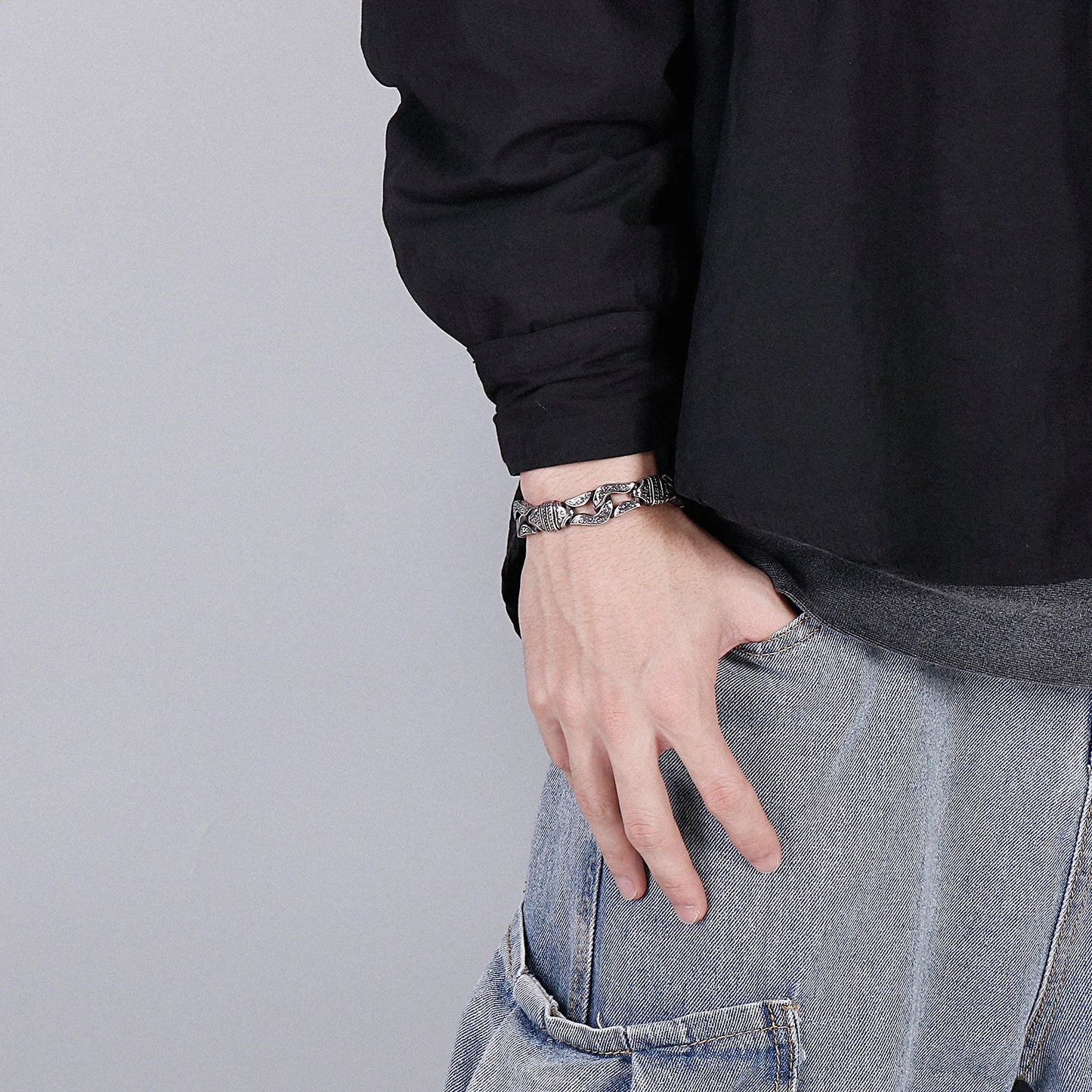 Retro Style 14mm Totem Bracelet