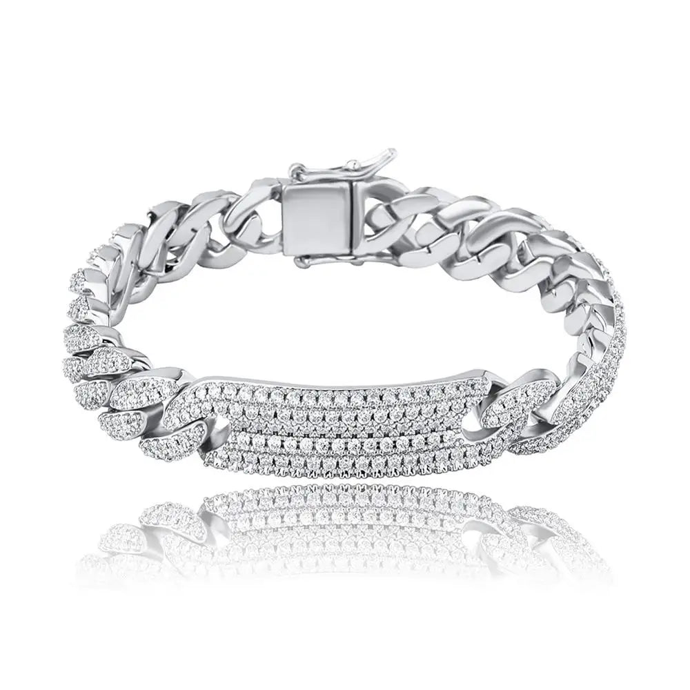 9mm Miami Cuban Chain Bracelet