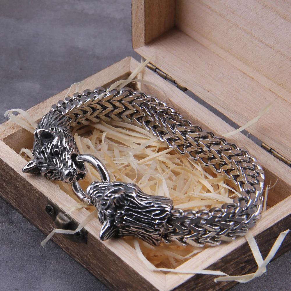 Wolf Charm Bracelet