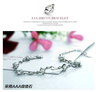 Korean Version of Light Luxury Fashion Sterling Silver