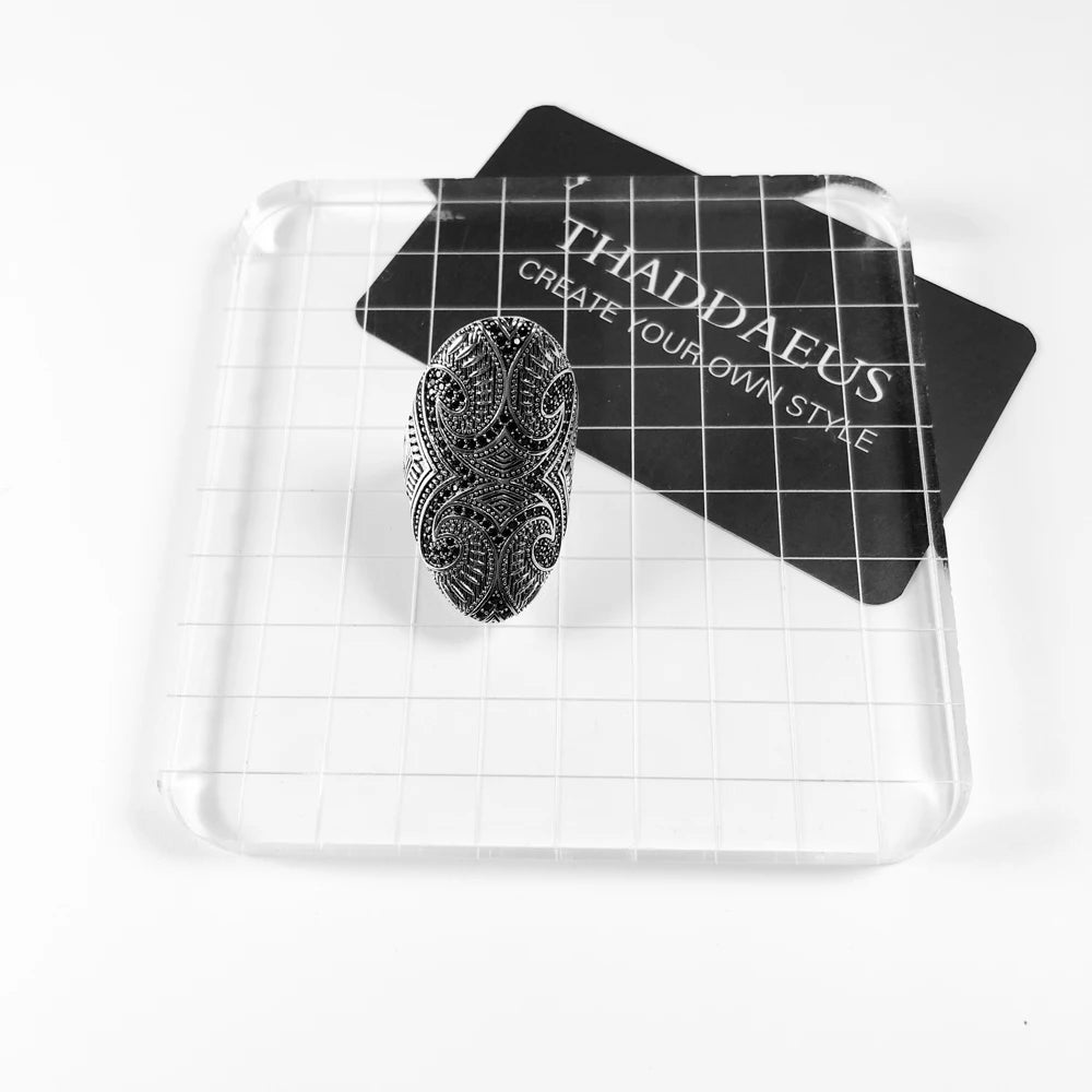 Maori Cultural Tattoo Ornament Ring