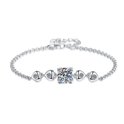 S925 Sterling Silver VVS D Colour Moissanite Bracelet