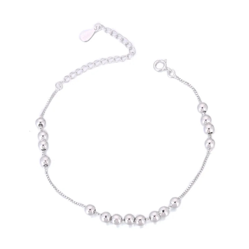S925 Beads Anklets