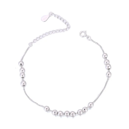 S925 Beads Anklets
