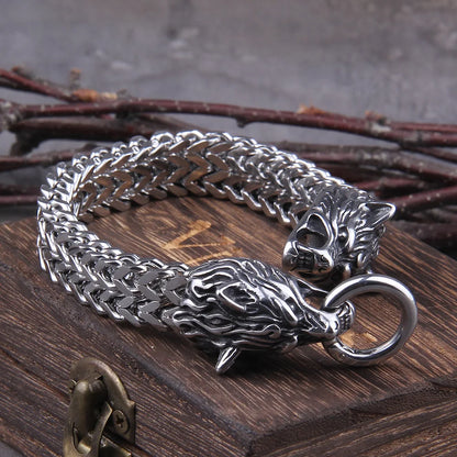 Wolf Charm Bracelet