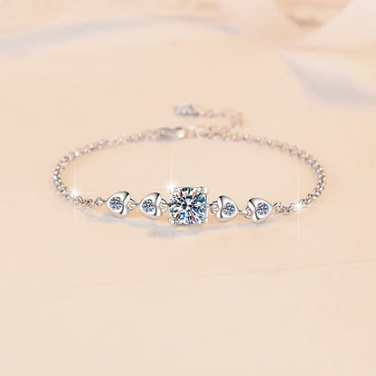 S925 Sterling Silver VVS D Colour Moissanite Bracelet