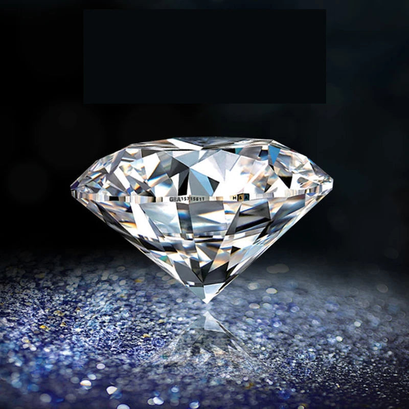100% Real Moissanite Certified Lab Grown Diamond