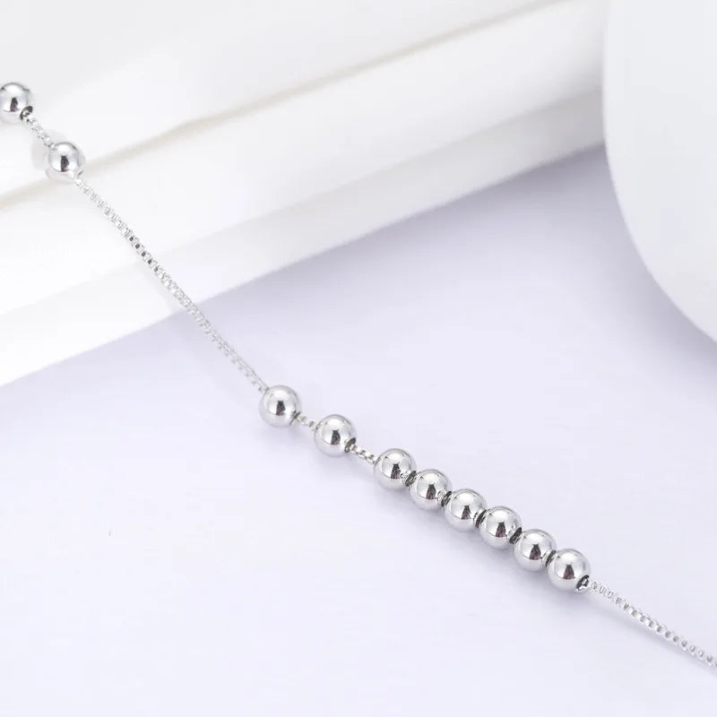 S925 Beads Anklets