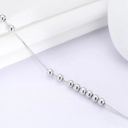 S925 Beads Anklets