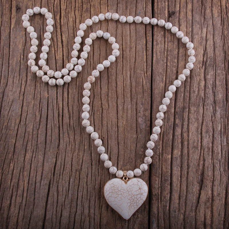 Blue Stone Bohemian Necklace