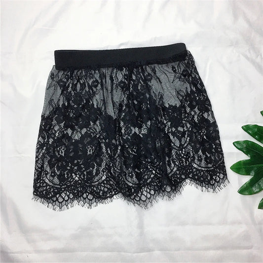 Transparent Lace Mesh Underskirt