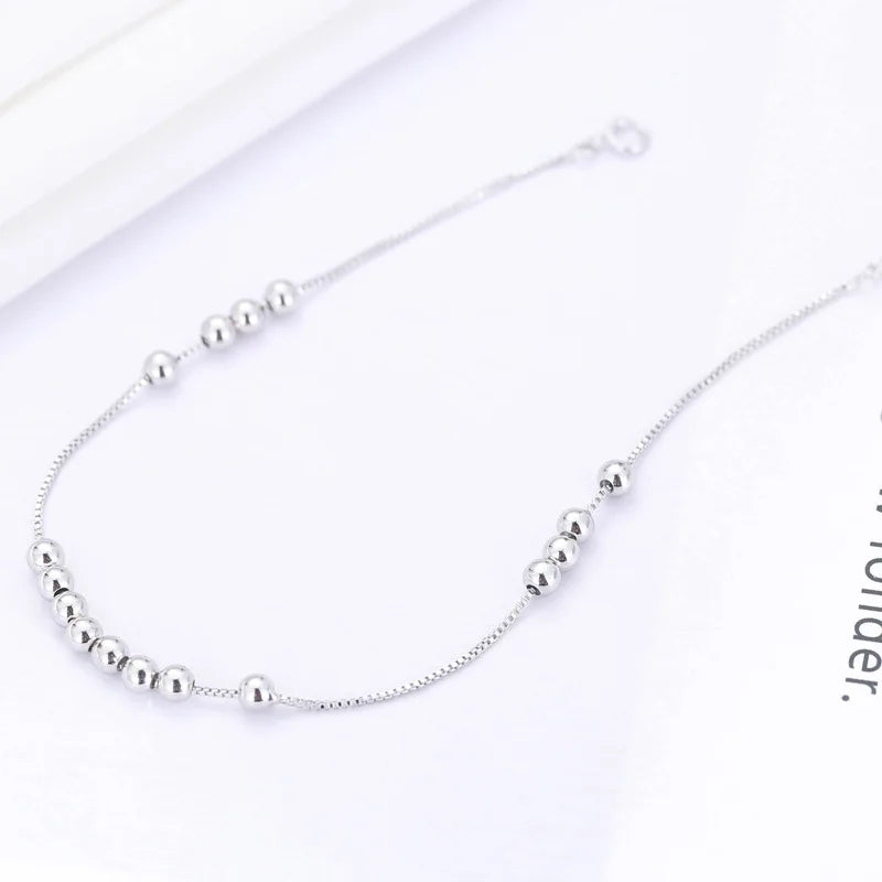 S925 Beads Anklets