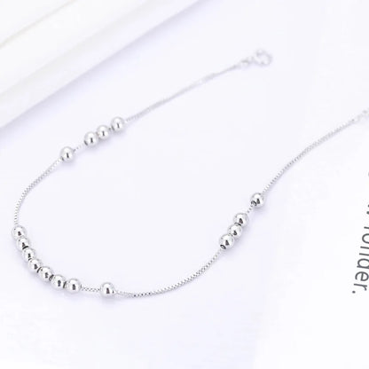 S925 Beads Anklets