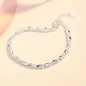 Fine 925 Sterling Silver Lucky Beads Bracelet