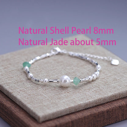 925 Sterling Silver Zircon Love Heart Bracelet