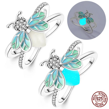 Luminous Firefly S925 Rings
