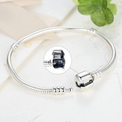 S925 Heart Link Bracelet