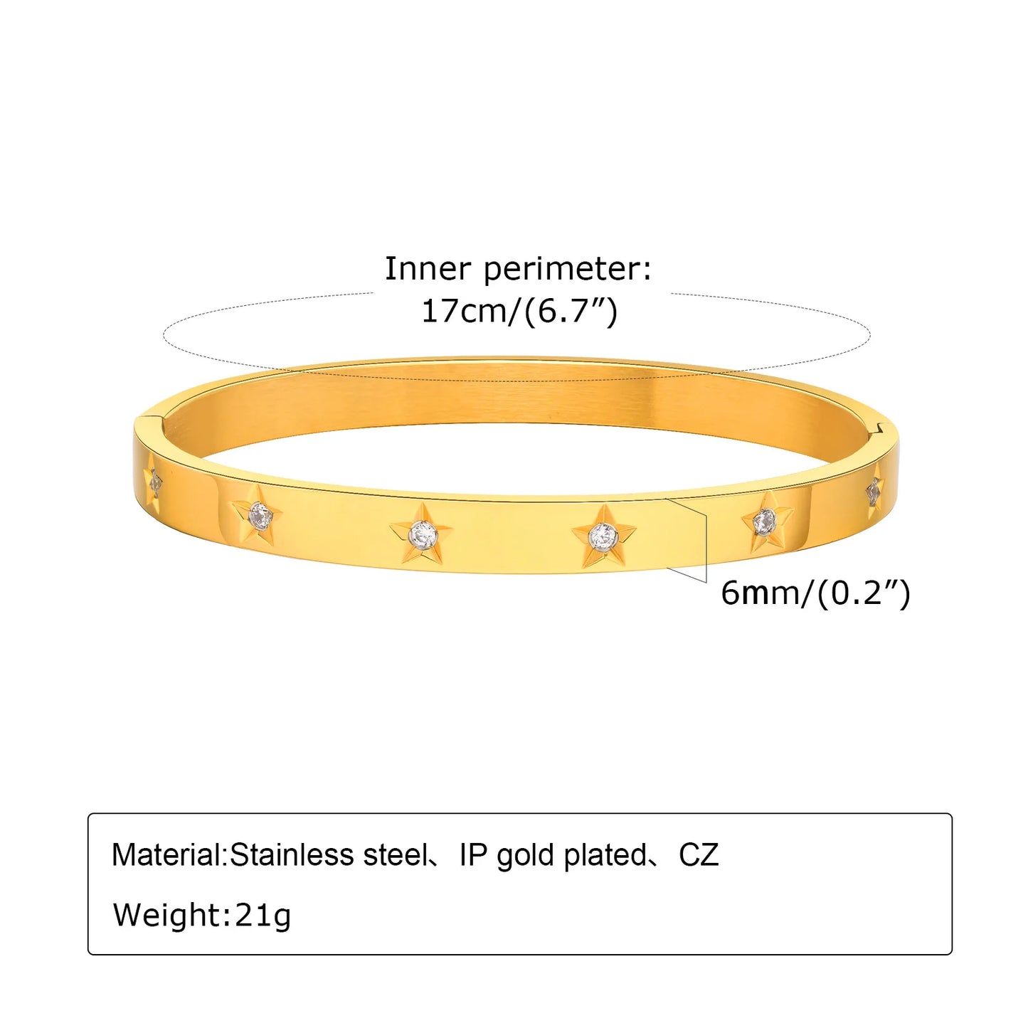 18K Gold Plated Love Friendship Bracelet