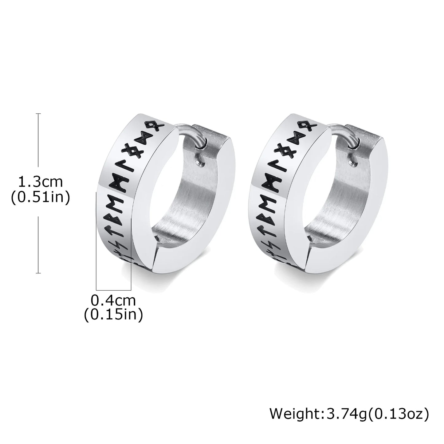 Retrol Hoop Earrings