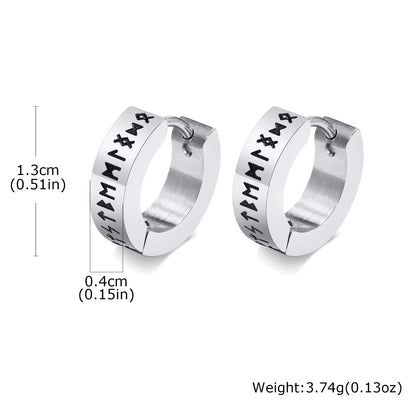Retrol Hoop Earrings