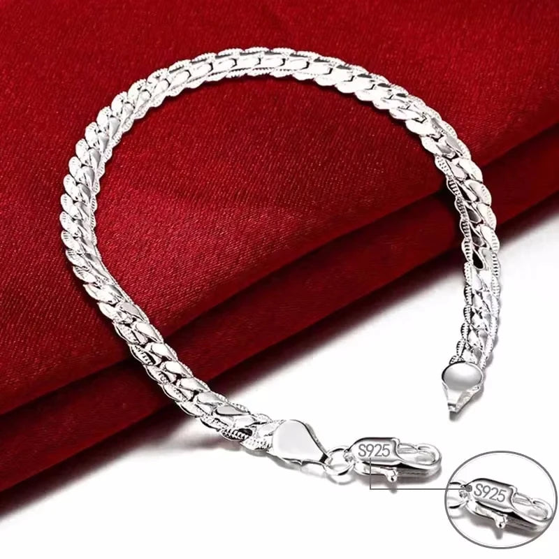 The Everyday Essential: Sterling Silver Flat Link Bracelet