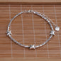 925 Sterling Silver Zircon Love Heart Bracelet