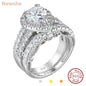 925 Sterling Silver Pear Cut