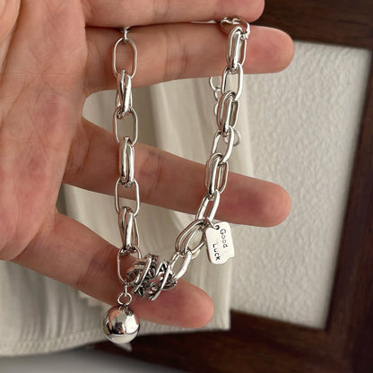 925 Sterling Silver Bracelets with Ball Charm