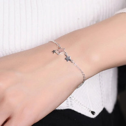 S925 Elegant Star Anklets