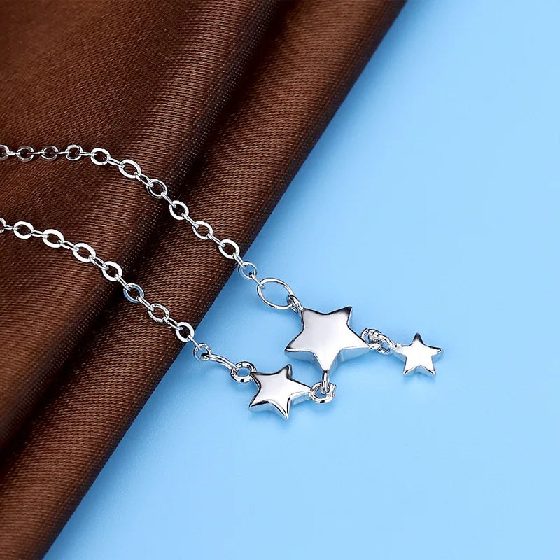 S925 Elegant Star Anklets