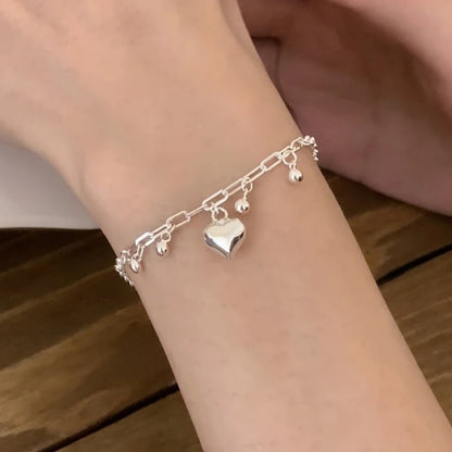S925 Beaded Geometric Bracelet