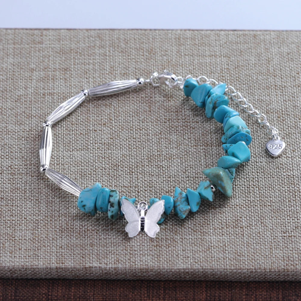 925 Sterling Silver Butterfly Bracelet