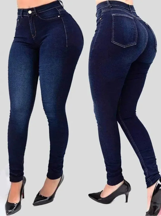 Denim high waist jeans