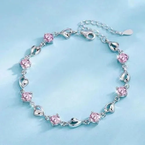 Fine 925 Sterling Silver Lucky Beads Bracelet