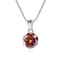 925 Sterling Silver 1 CT Real Moissanite Pendant Necklace