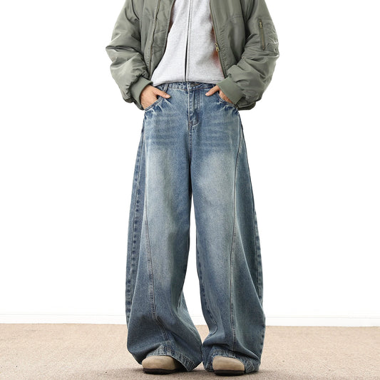 Wide Leg Denim Pants