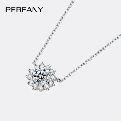 S925 Silver 1-3CT Moissanite Necklace