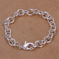 925 Sterling Silver Exquisite Solid Chain Bracelet