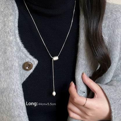 925 Sterling Silver Bead Geometry Necklace