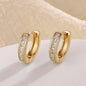 925 Sterling Silver Dazzling CZ Stone Earrings